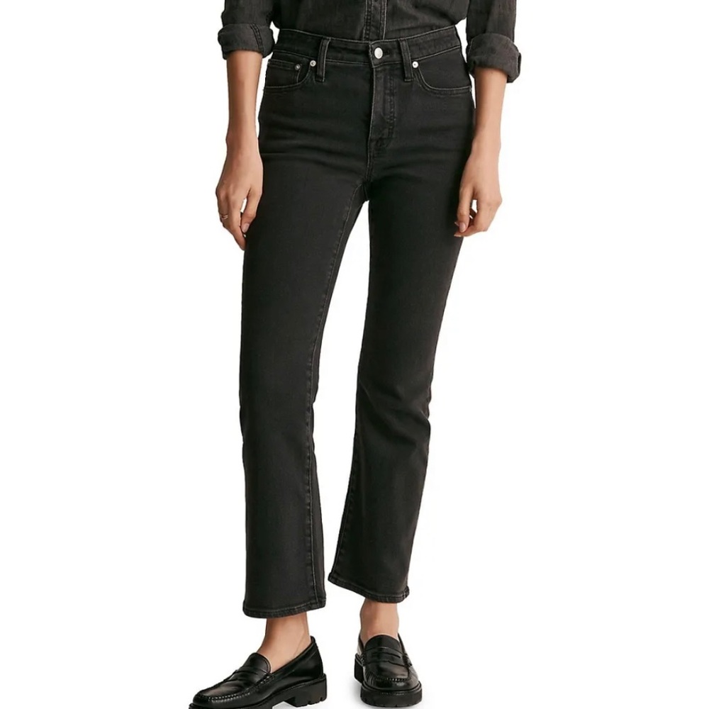 Madewell women’s Sz 30 CALI DENIM BOOT BLACK
